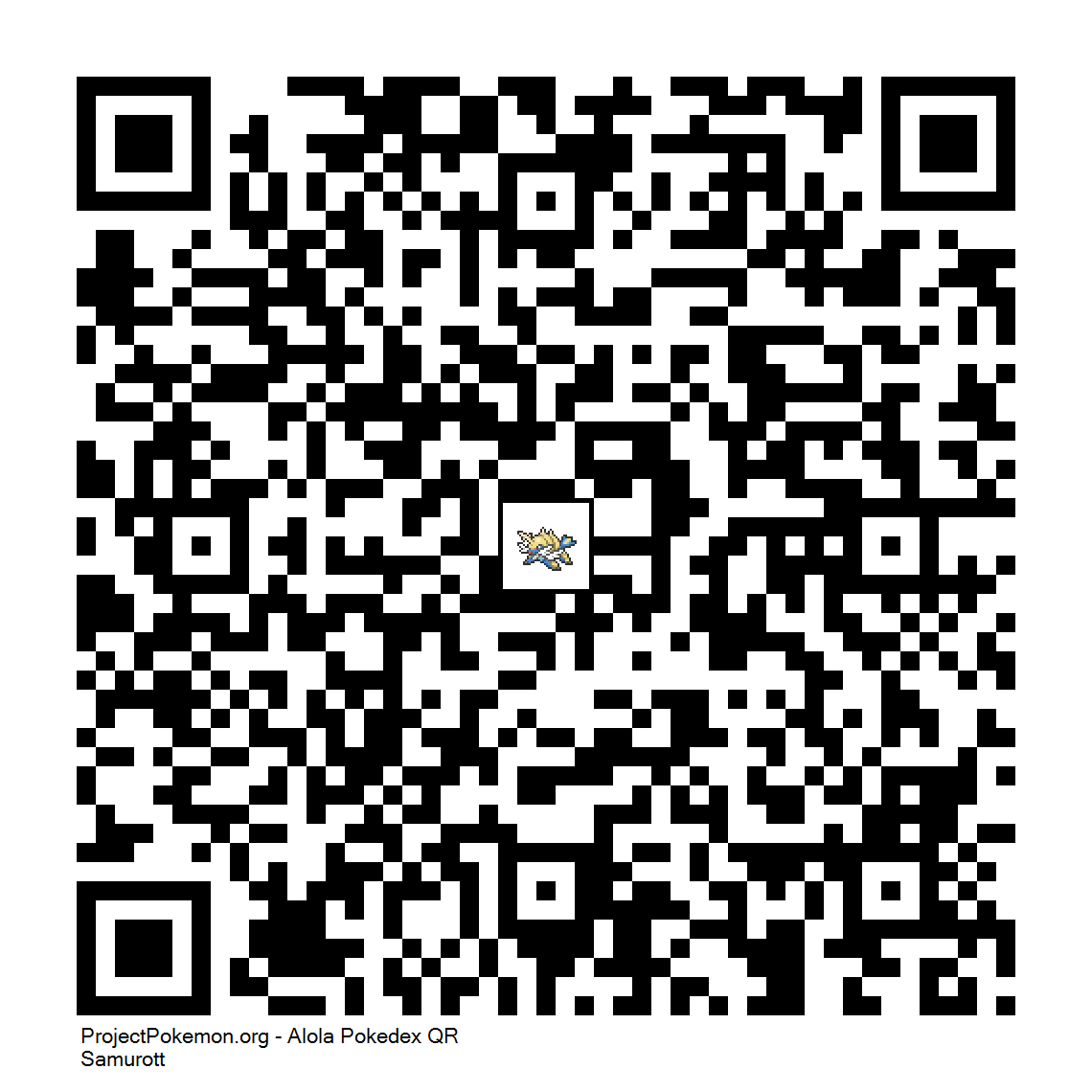 Cdigo QR de Samurott